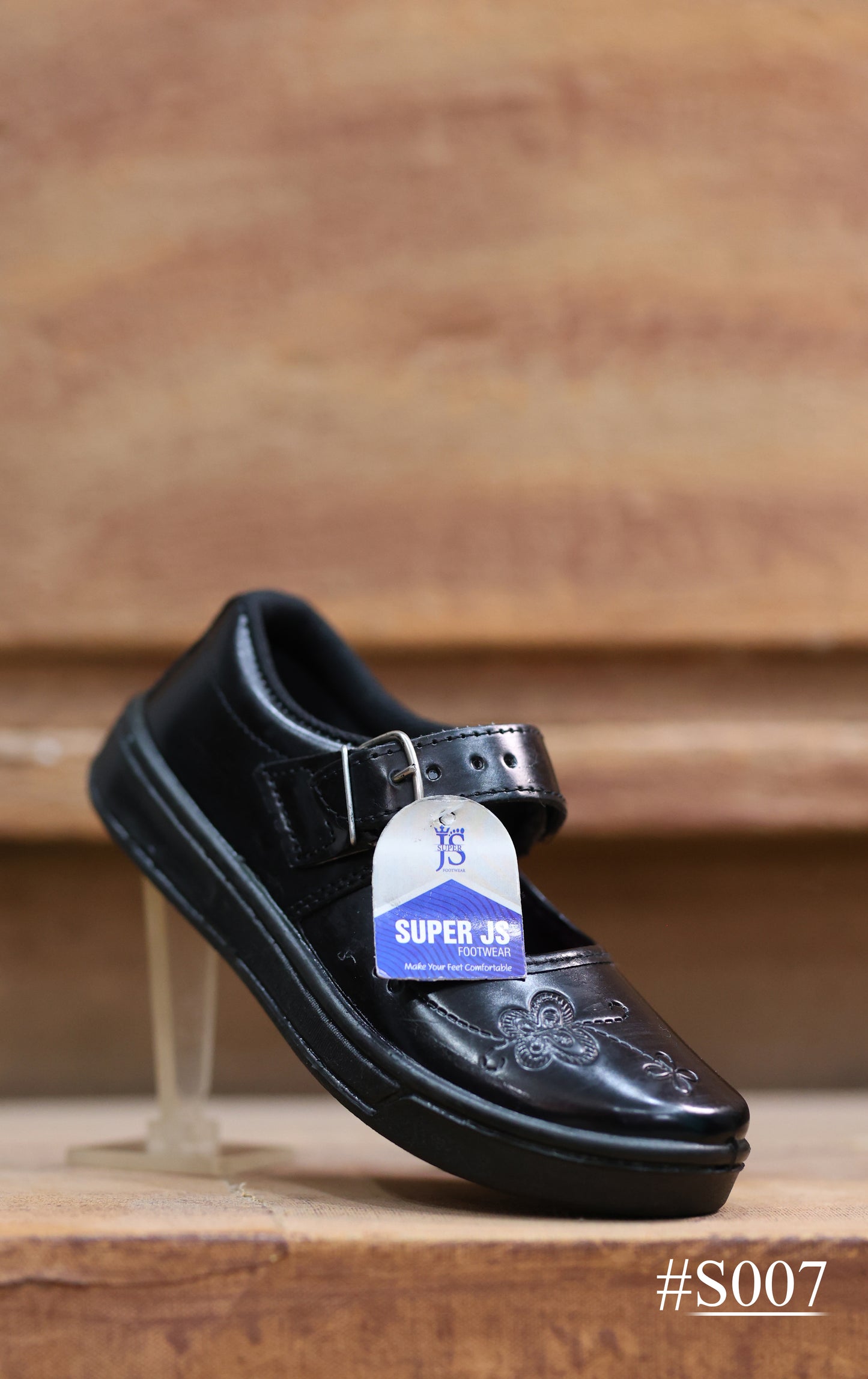 Girls’ Classic Black School Shoes – Elegant, Comfortable & Uniform-Friendly