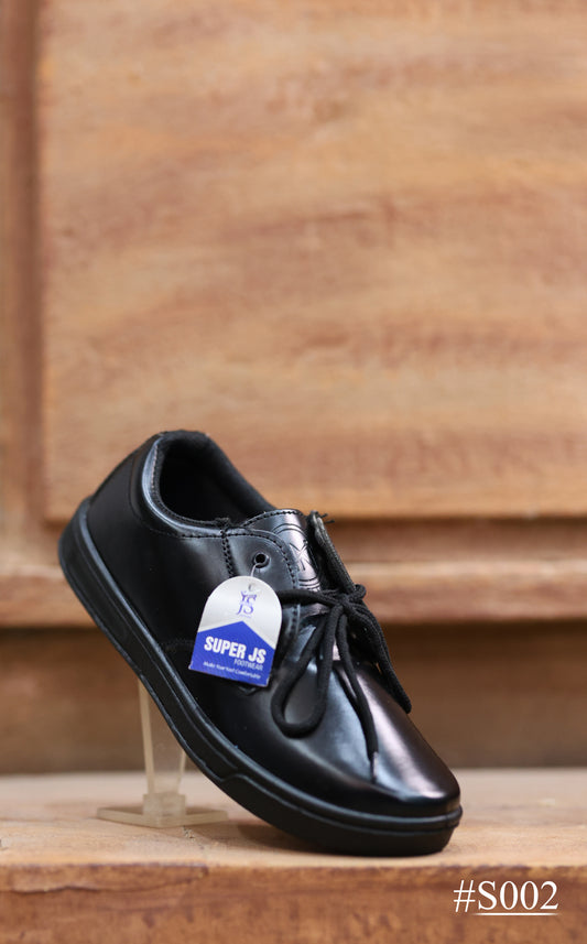 Classic Black School Shoes – Durable, Comfy & Uniform-Ready